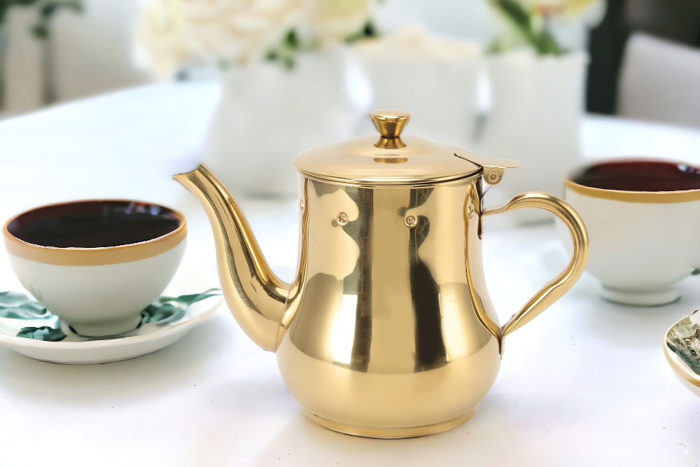 Mini Gold Teapot