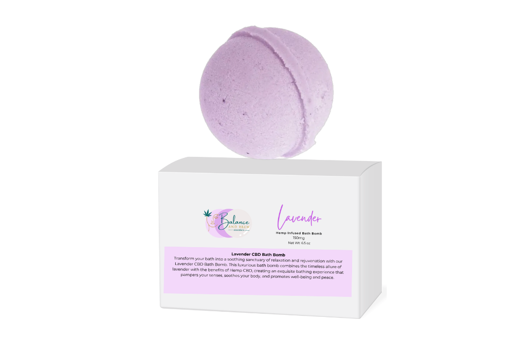 Lavender CBD Bath Bomb - 150mg