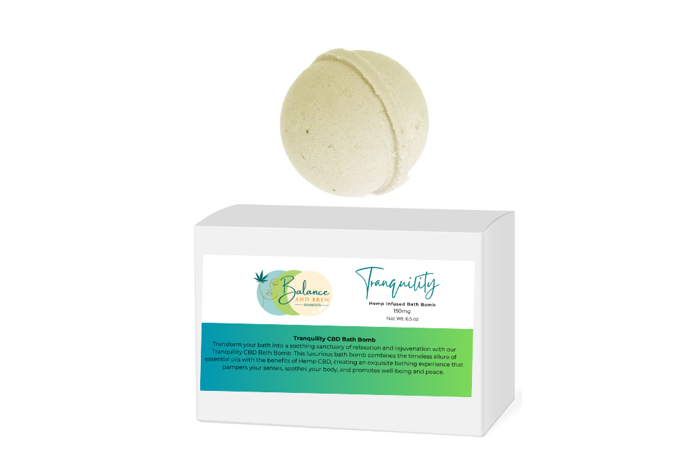 Tranquility CBD Bath Bomb