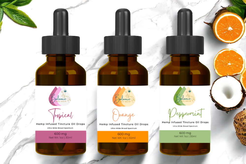 Flavored CBD Tincture Oil Drops